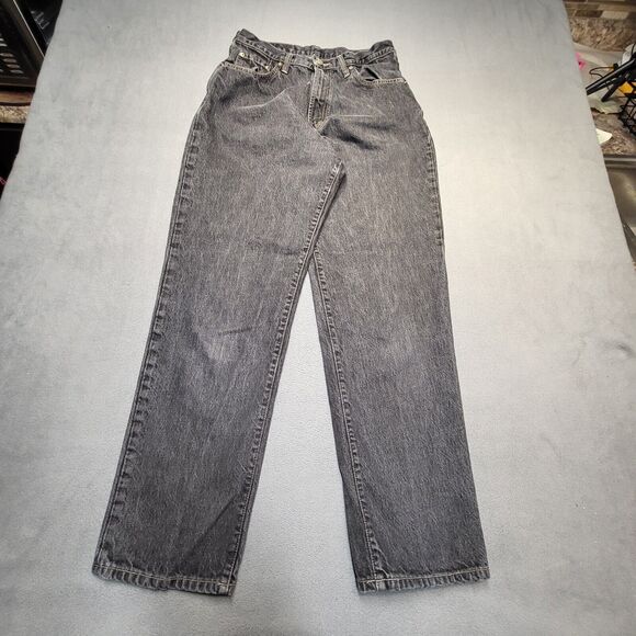 RRL Ralph Lauren Jeans Mens 29x30 Black Straight Leg Denim Made In USA